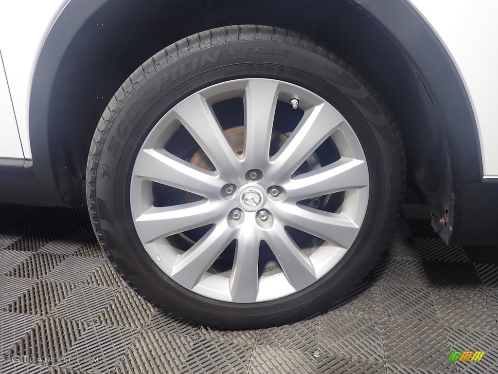 2010 CX-9 Grand Touring AWD - Crystal White Pearl Mica / Sand photo #45