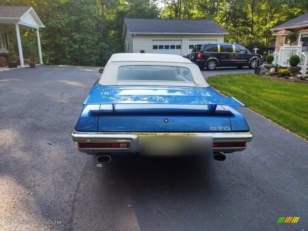 Corvette Blue 1972 Pontiac LeMans Sport Convertible Exterior Photo #142806912