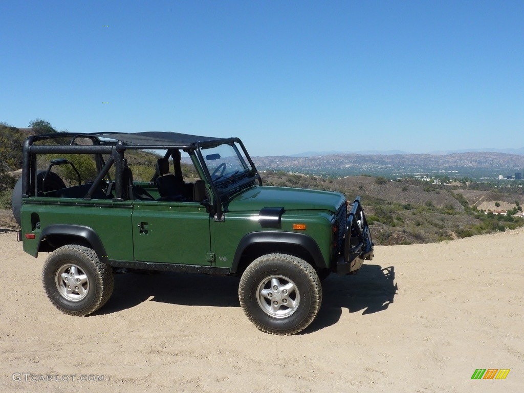 1994 Defender 90 Soft Top - Coniston Green / Black photo #32