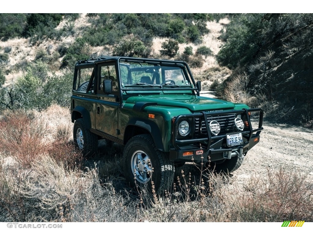 1994 Defender 90 Soft Top - Coniston Green / Black photo #33