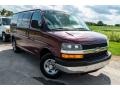 2003 Berry Red Metallic Chevrolet Express 2500 Passenger Van  photo #1