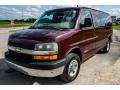 2003 Berry Red Metallic Chevrolet Express 2500 Passenger Van  photo #8
