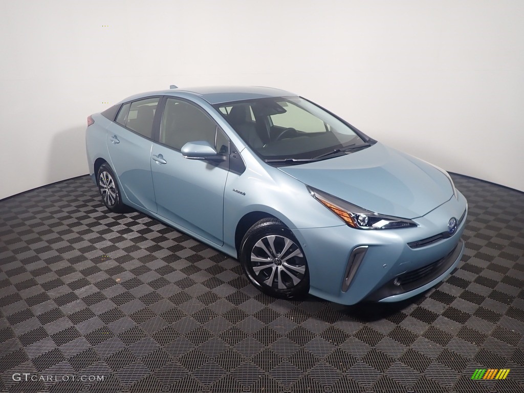 2021 Prius XLE AWD-e - Sea Glass Pearl / Black photo #4