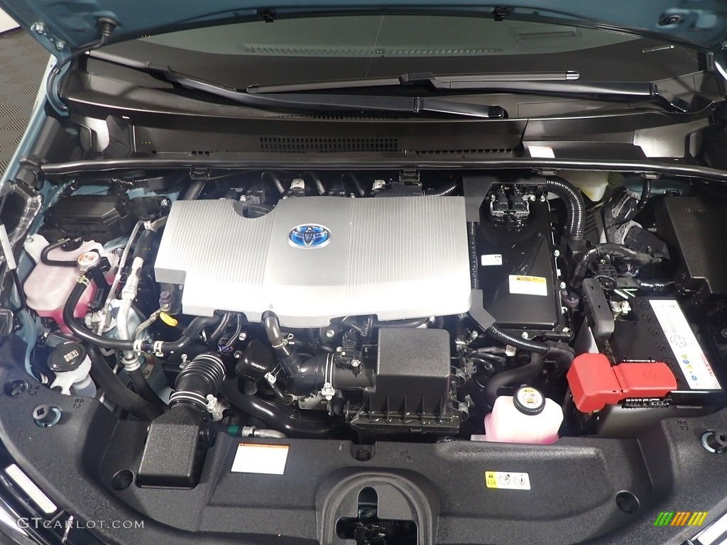 2021 Prius XLE AWD-e - Sea Glass Pearl / Black photo #8