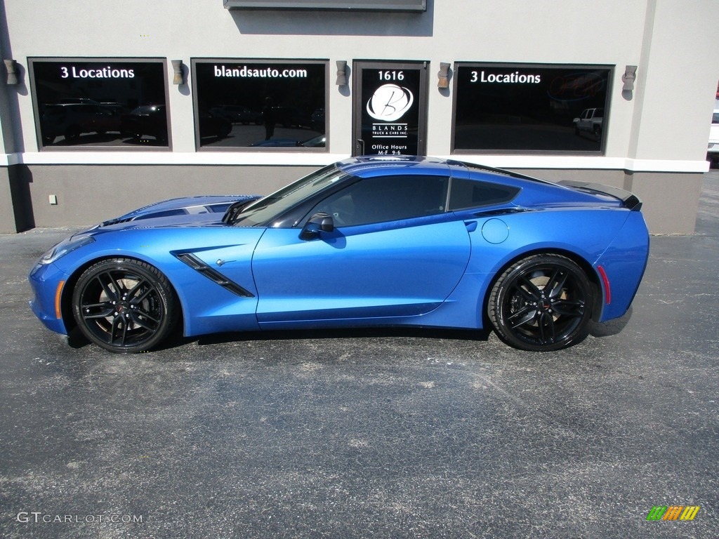 2016 Corvette Stingray Coupe - Laguna Blue Metallic / Jet Black photo #1
