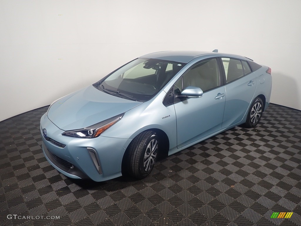 2021 Prius XLE AWD-e - Sea Glass Pearl / Black photo #10