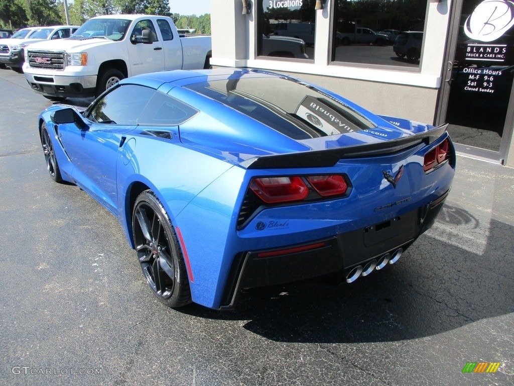 2016 Corvette Stingray Coupe - Laguna Blue Metallic / Jet Black photo #3