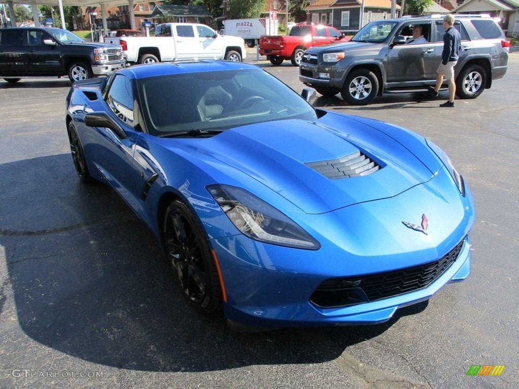 2016 Corvette Stingray Coupe - Laguna Blue Metallic / Jet Black photo #5