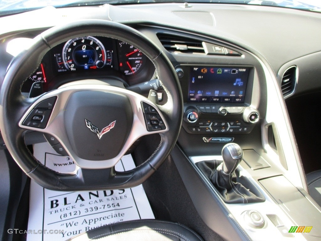 2016 Corvette Stingray Coupe - Laguna Blue Metallic / Jet Black photo #8