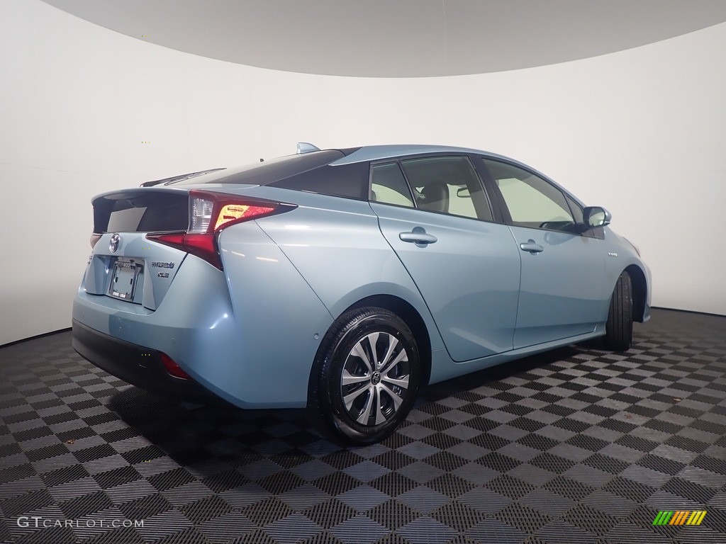 2021 Prius XLE AWD-e - Sea Glass Pearl / Black photo #17