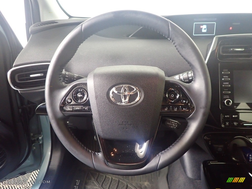2021 Prius XLE AWD-e - Sea Glass Pearl / Black photo #28