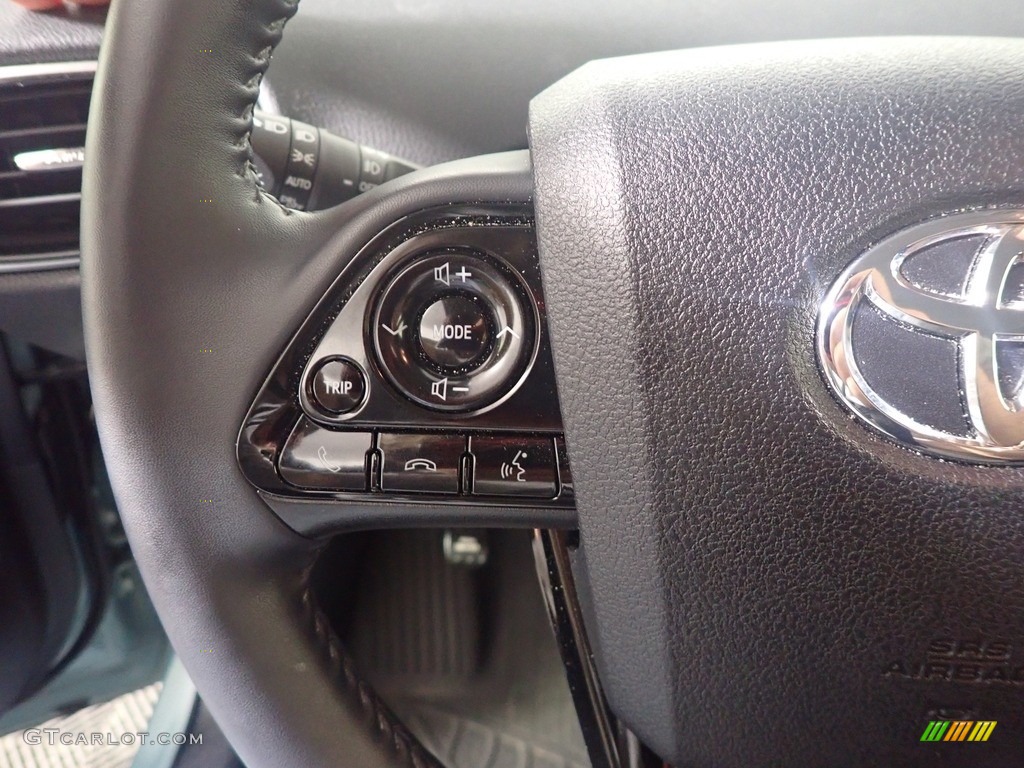 2021 Prius XLE AWD-e - Sea Glass Pearl / Black photo #30