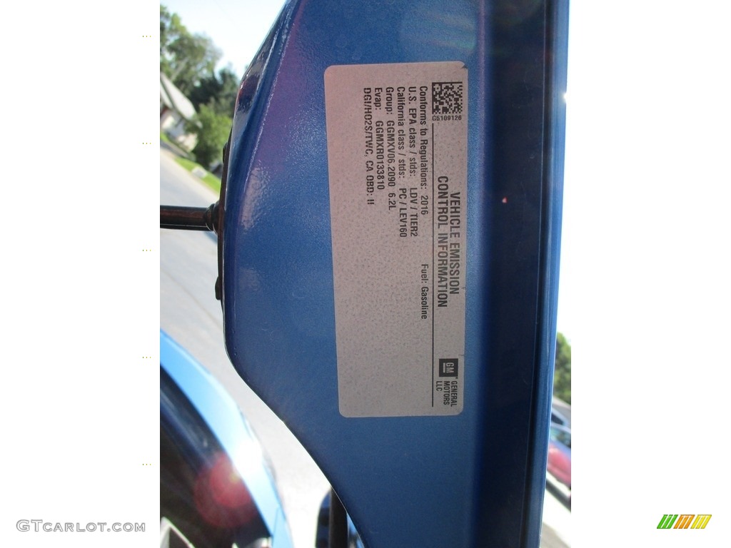 2016 Corvette Stingray Coupe - Laguna Blue Metallic / Jet Black photo #27