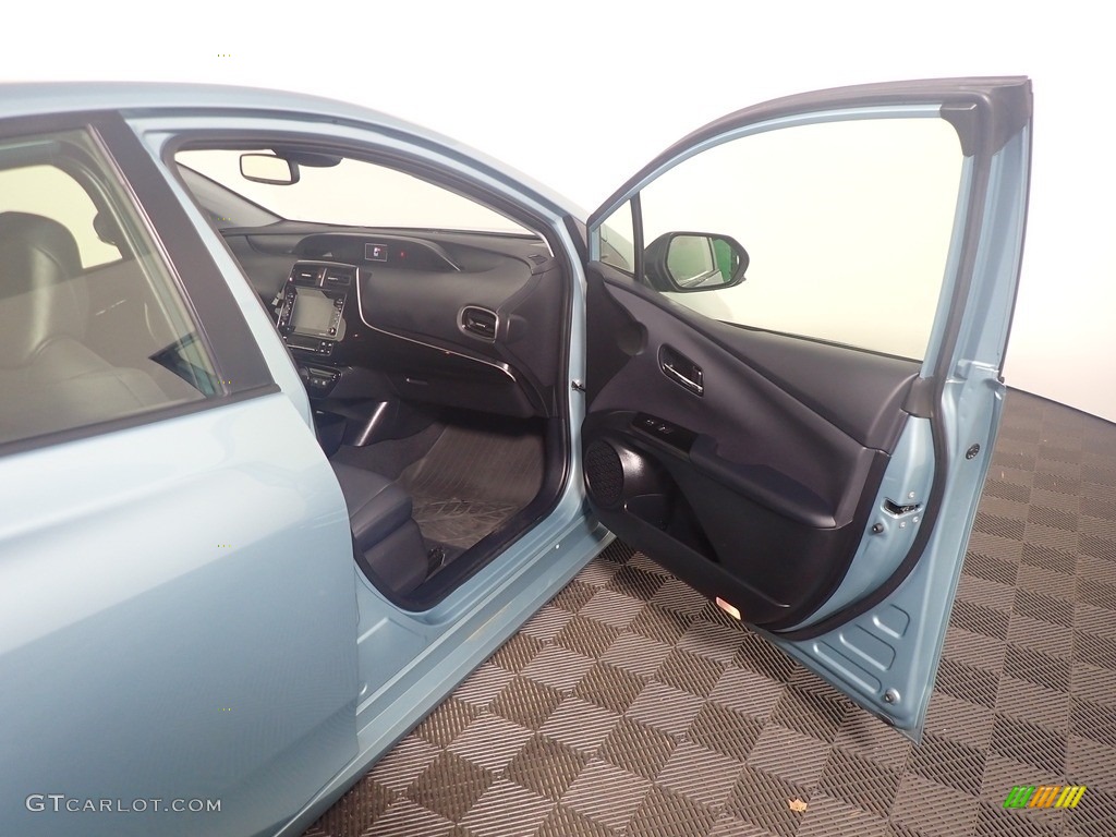 2021 Prius XLE AWD-e - Sea Glass Pearl / Black photo #39