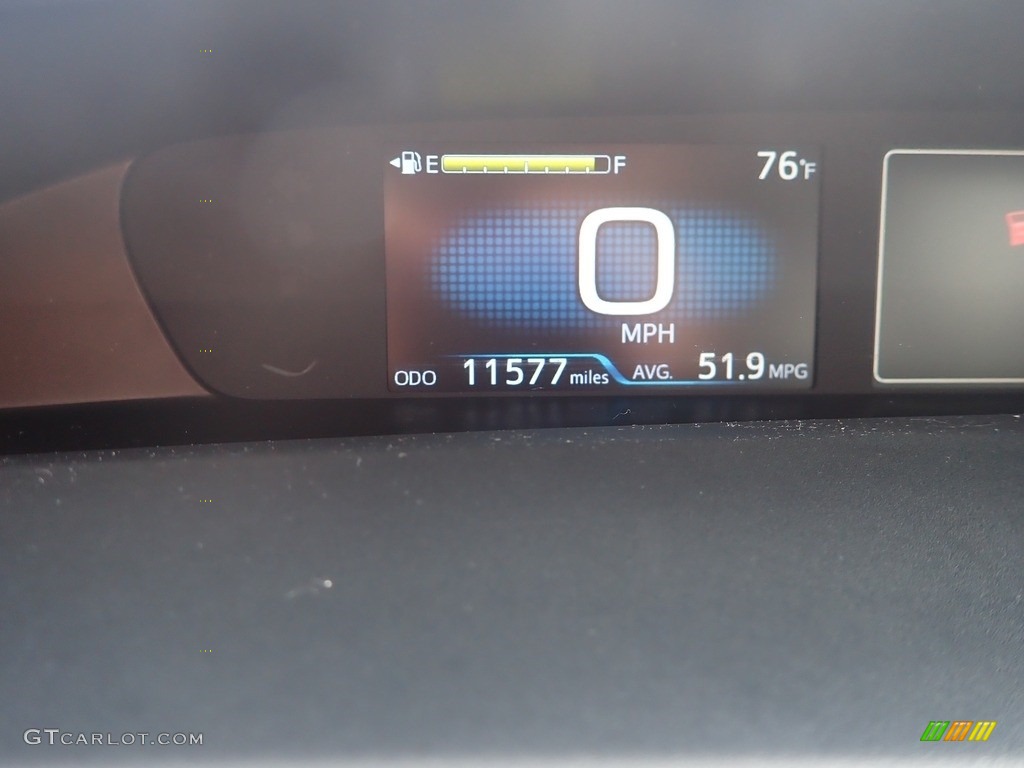 2021 Prius XLE AWD-e - Sea Glass Pearl / Black photo #44