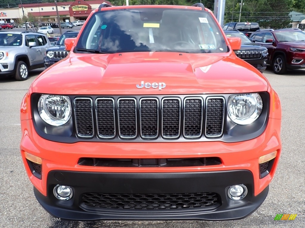 2021 Renegade Latitude 4x4 - Omaha Orange / Black photo #9