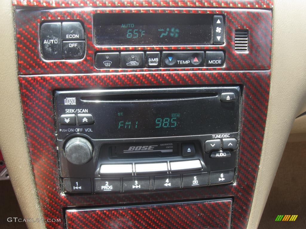 1999 Maxima SE Limited - Red / Beige photo #38