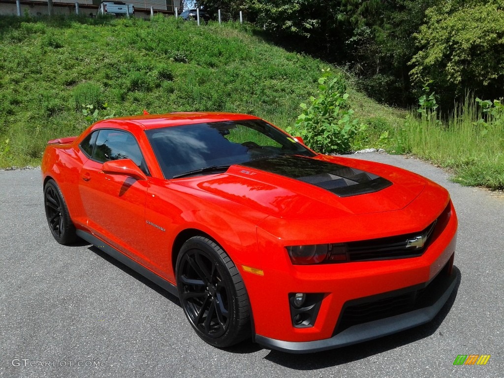 Red Hot 2015 Chevrolet Camaro ZL1 Coupe Exterior Photo #142810882