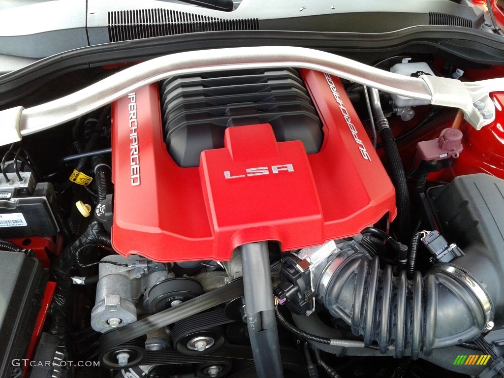 2015 Chevrolet Camaro ZL1 Coupe 6.2 Liter Supercharged OHV 16-Valve V8 Engine Photo #142811035