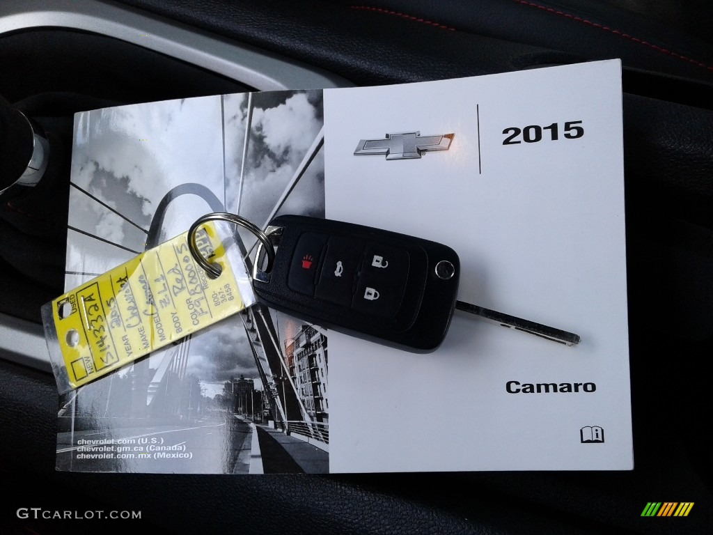 2015 Camaro ZL1 Coupe - Red Hot / Black photo #29