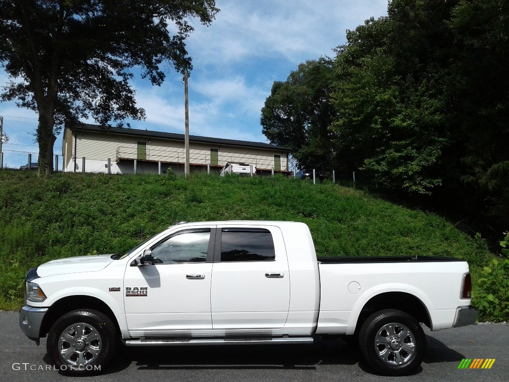 Bright White 2018 Ram 2500 Laramie Mega Cab 4x4 Exterior Photo #142811773