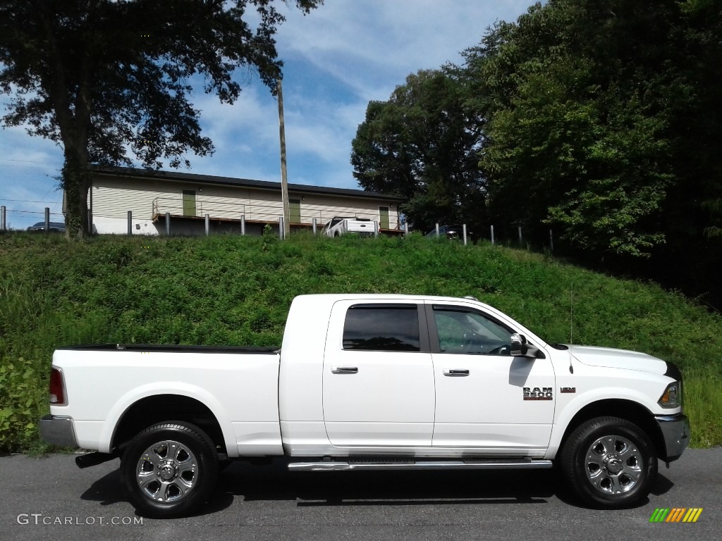 Bright White 2018 Ram 2500 Laramie Mega Cab 4x4 Exterior Photo #142811917