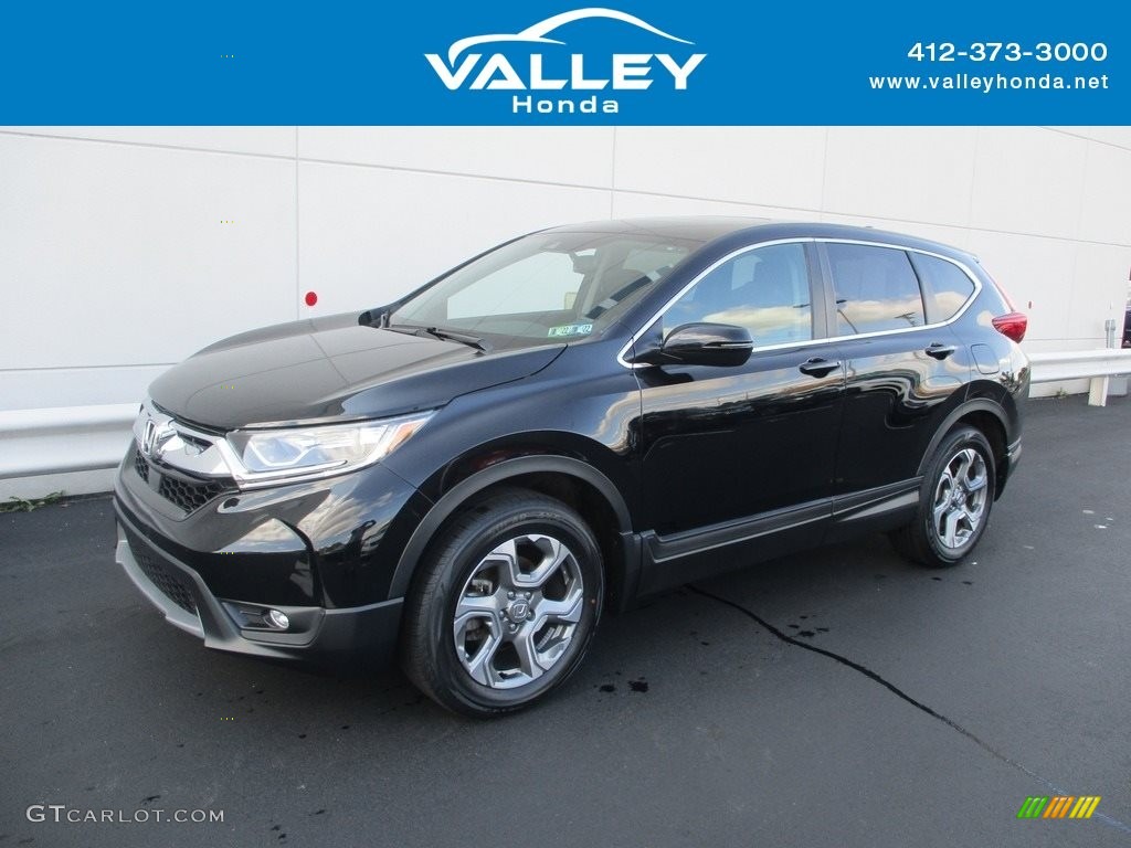 2018 CR-V EX-L AWD - Crystal Black Pearl / Black photo #1