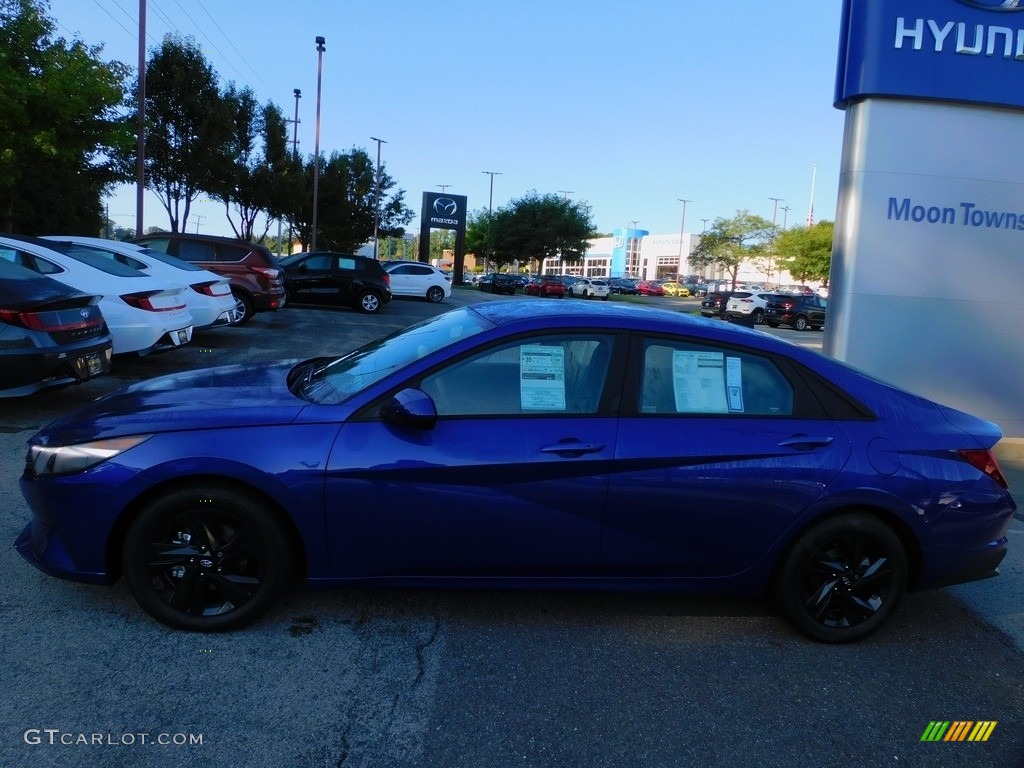 2022 Elantra SEL - Blue / Black photo #6