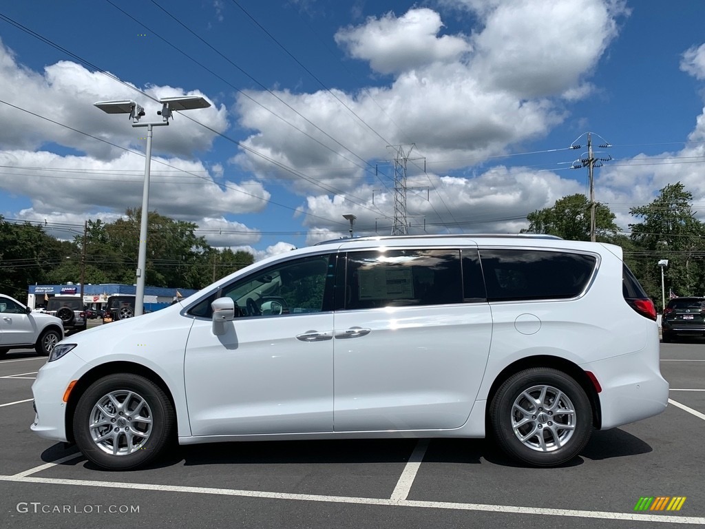 Bright White 2021 Chrysler Pacifica Touring L Exterior Photo #142813243