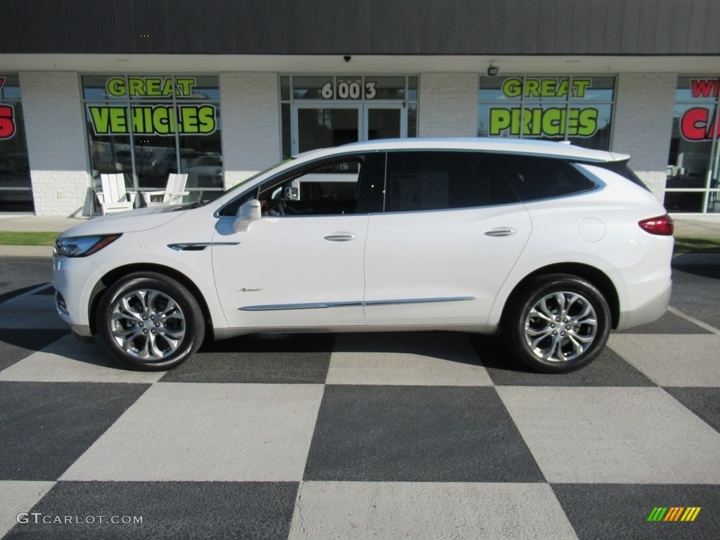 White Frost Tricoat Buick Enclave