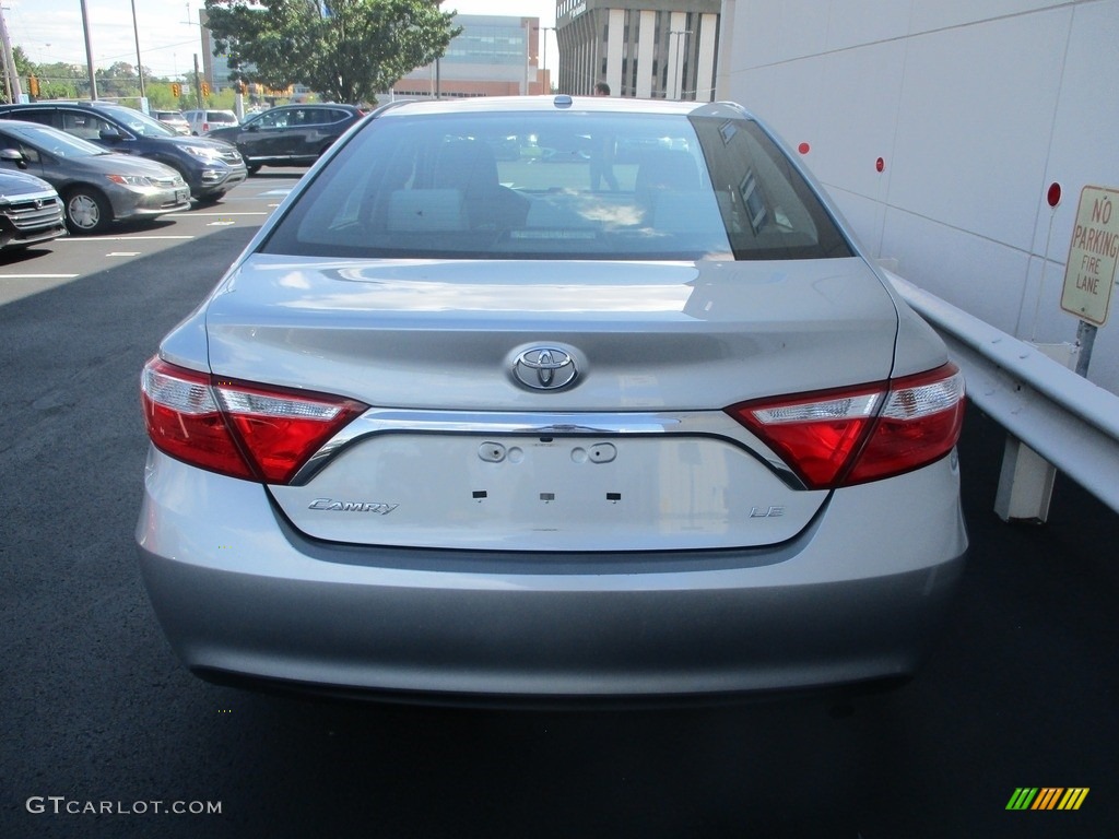 2015 Camry LE - Celestial Silver Metallic / Ash photo #4