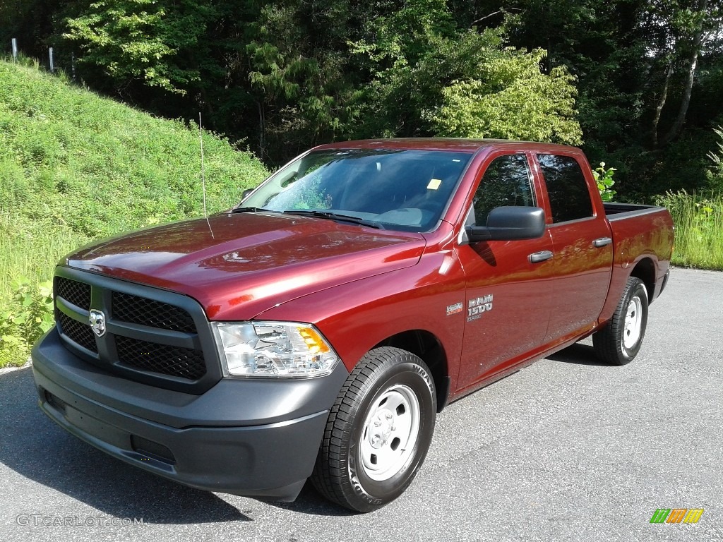 2020 1500 Classic Tradesman Crew Cab 4x4 - Delmonico Red Pearl / Black/Diesel Gray photo #2