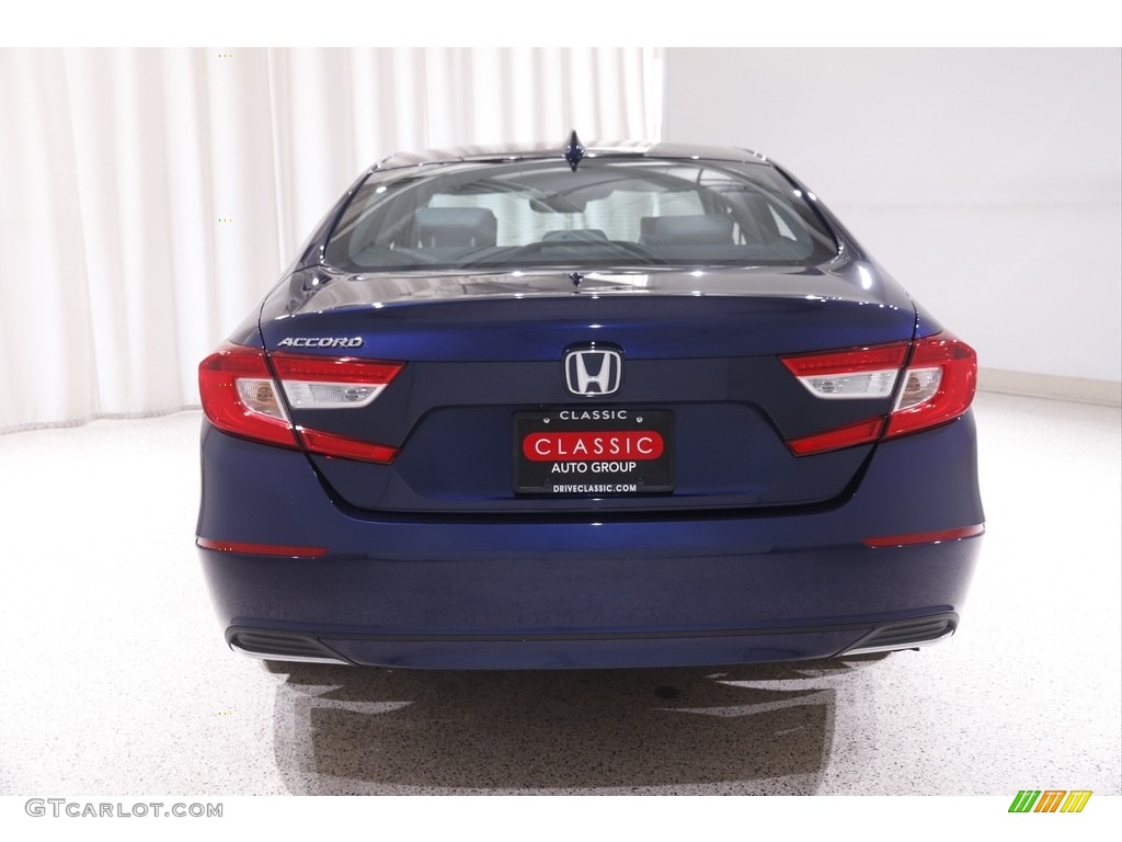 2019 Accord EX-L Sedan - Obsidian Blue Pearl / Black photo #18