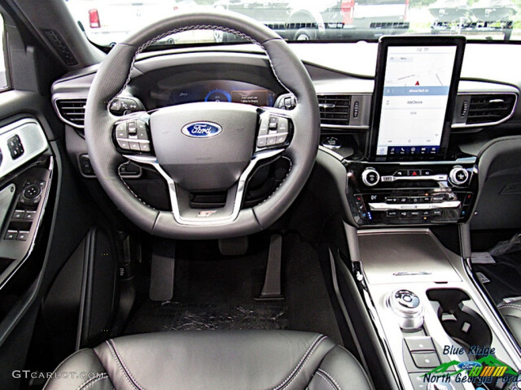 2021 Explorer ST 4WD - Star White Metallic Tri-Coat / Ebony photo #15