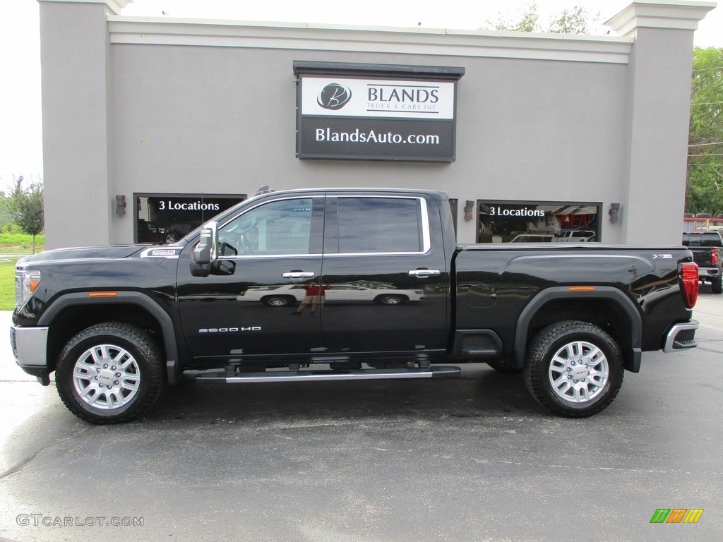 2021 Sierra 3500HD SLE Crew Cab 4WD - Onyx Black / Jet Black photo #1