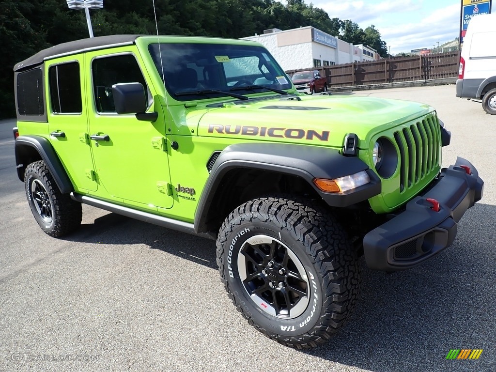 Limited Edition Gecko 2021 Jeep Wrangler Unlimited Rubicon 4x4 Exterior Photo #142818013