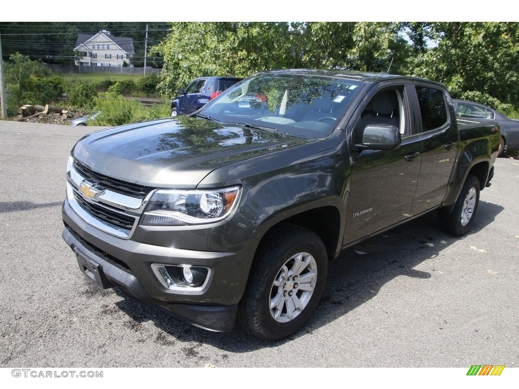 2018 Colorado LT Crew Cab 4x4 - Deepwood Green Metallic / Jet Black photo #1