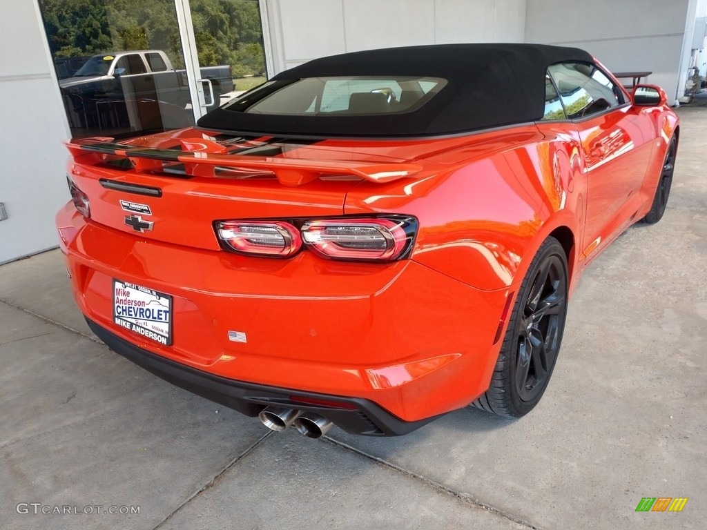 2019 Camaro SS Convertible - Crush (Orange) / Jet Black photo #4