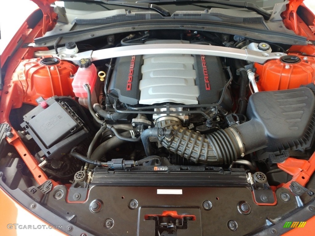 2019 Camaro SS Convertible - Crush (Orange) / Jet Black photo #10