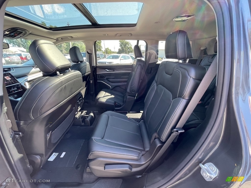 Black Interior 2021 Jeep Grand Cherokee L Limited 4x4 Photo #142818836