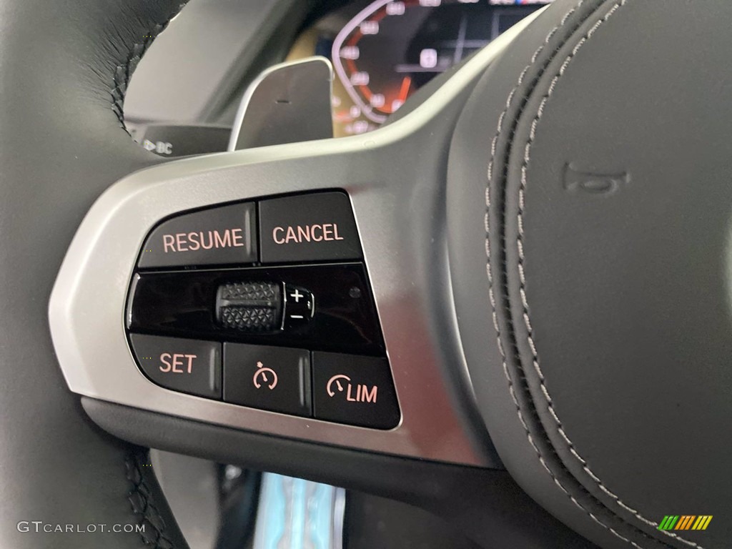 2022 BMW X6 M50i Black Steering Wheel Photo #142818884