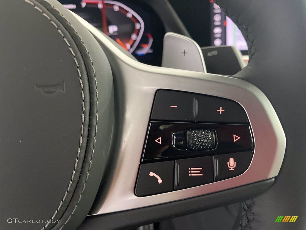 2022 BMW X6 M50i Black Steering Wheel Photo #142818905