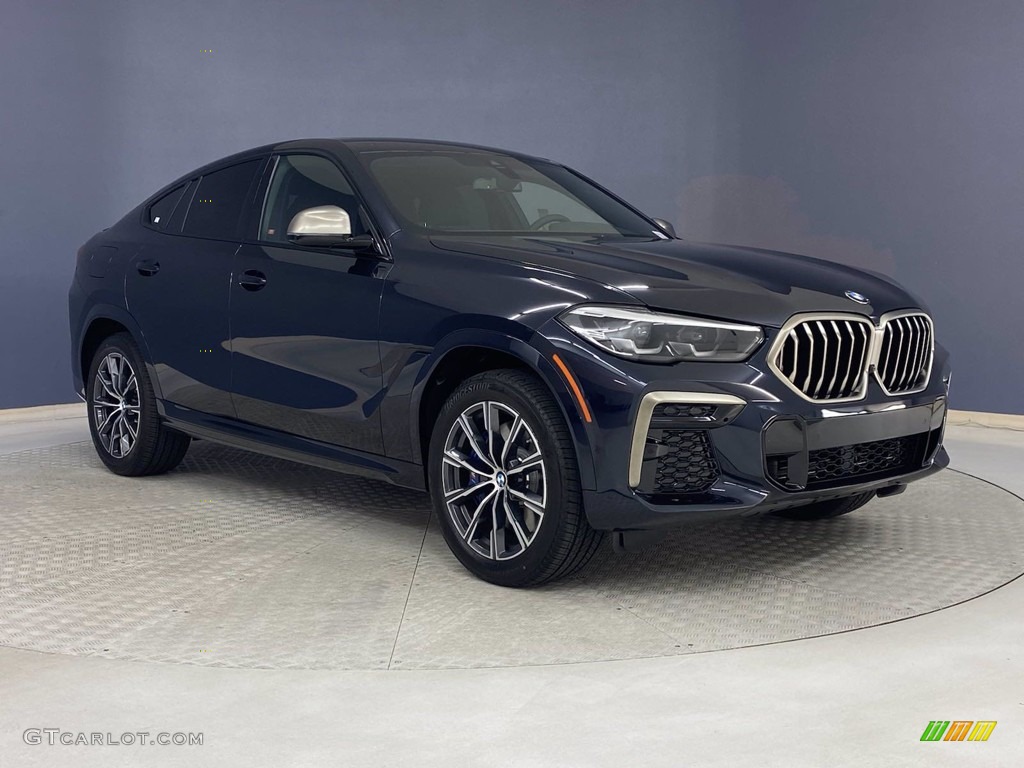 Carbon Black Metallic 2022 BMW X6 M50i Exterior Photo #142819136