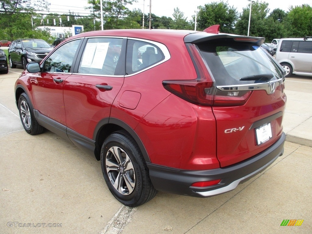 2020 CR-V LX AWD - Radiant Red Metallic / Gray photo #9