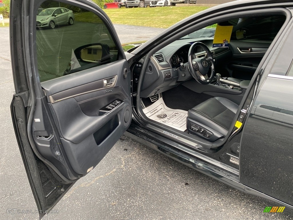 2017 Lexus GS 350 F Sport Black Door Panel Photo #142820708