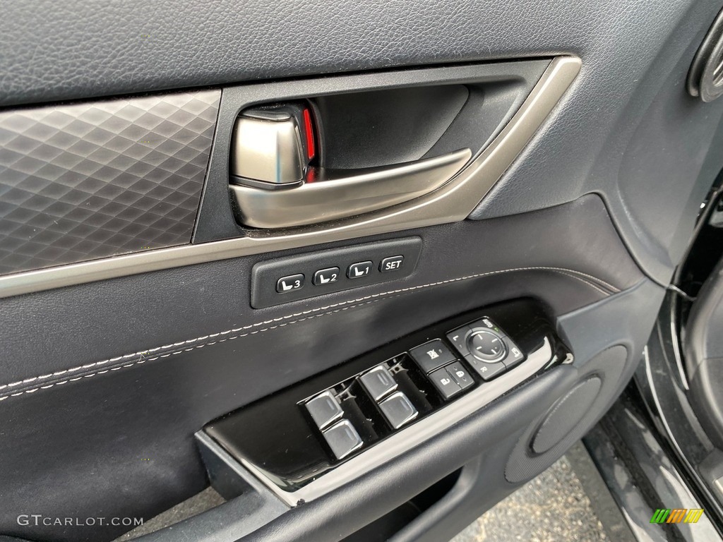 2017 Lexus GS 350 F Sport Black Door Panel Photo #142820714