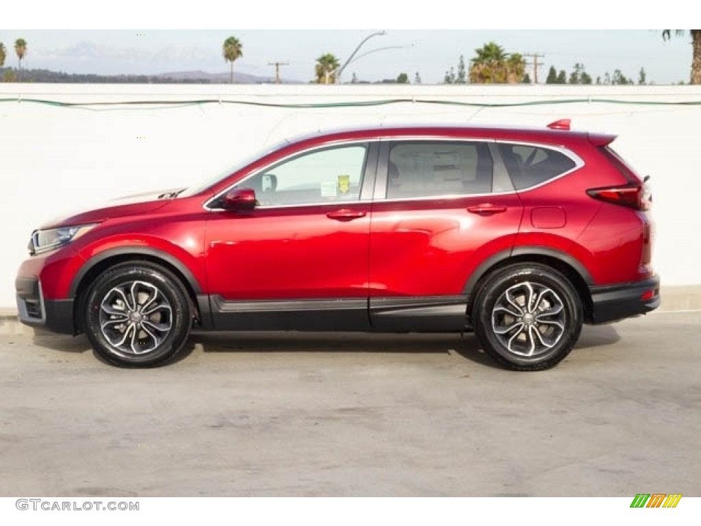 2021 CR-V EX AWD - Radiant Red Metallic / Gray photo #4