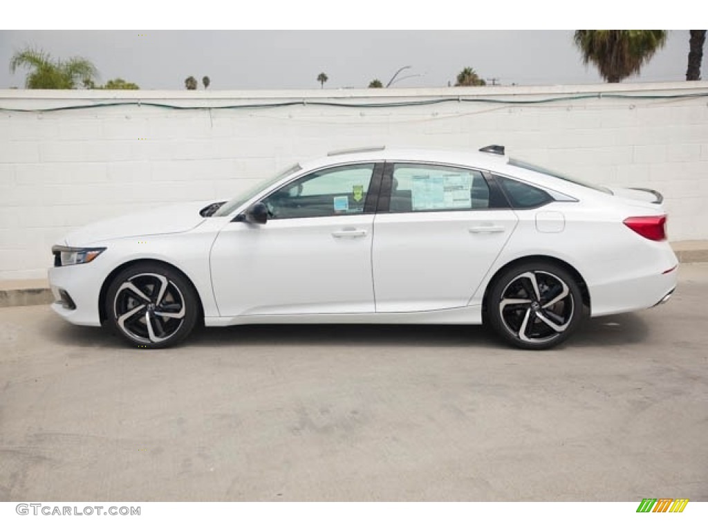 2021 Accord Sport - Platinum White Pearl / Black photo #4