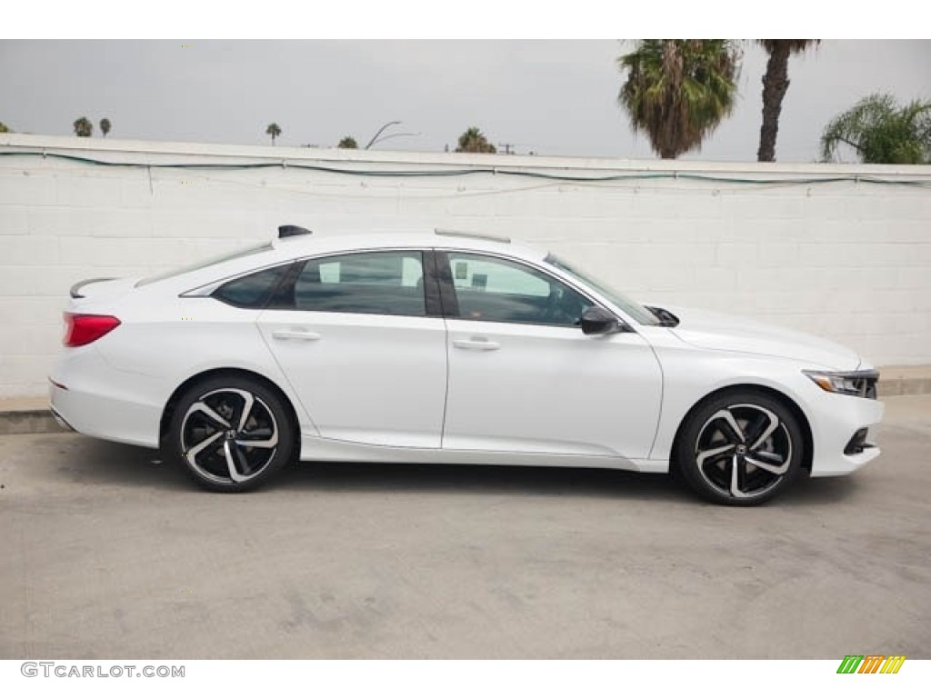 2021 Accord Sport - Platinum White Pearl / Black photo #8