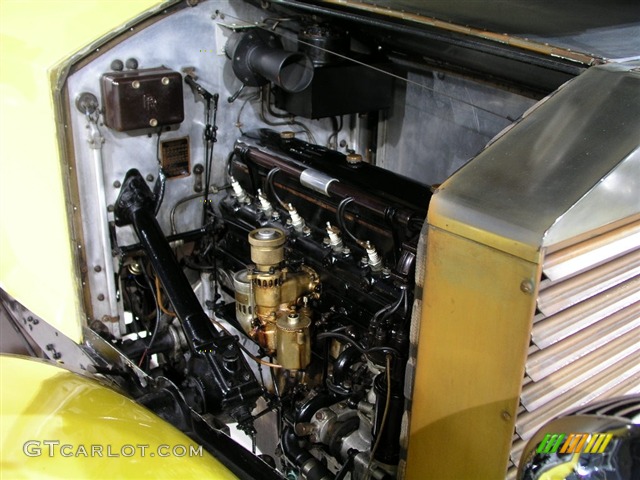 1928 20 Barker Tourer Convertible - Yellow / Black photo #16